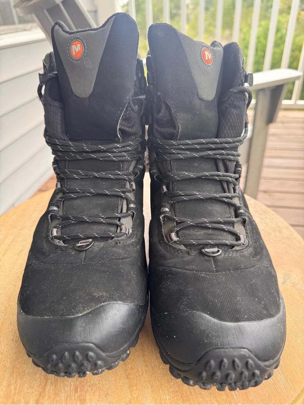 Merrell Chameleon Thermo 8 Waterproof Winter Hiking Boots Men's 12 Black